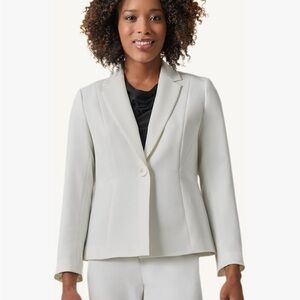 Kasper Womens' Crepe One Button Blazer